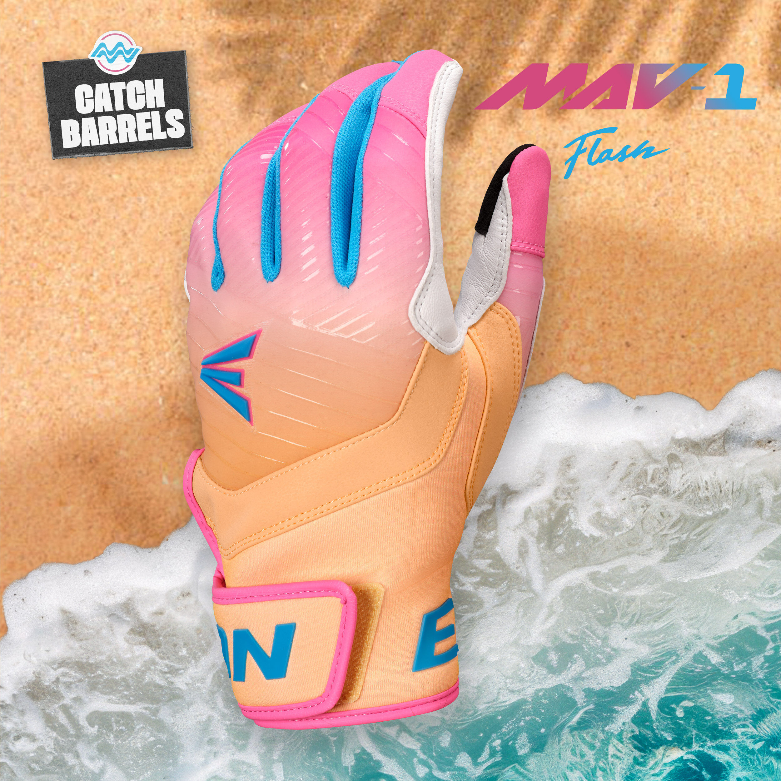 Easton Walk-Off Ethos MAV1 Flash Batting Gloves, Adult & Youth Sizes