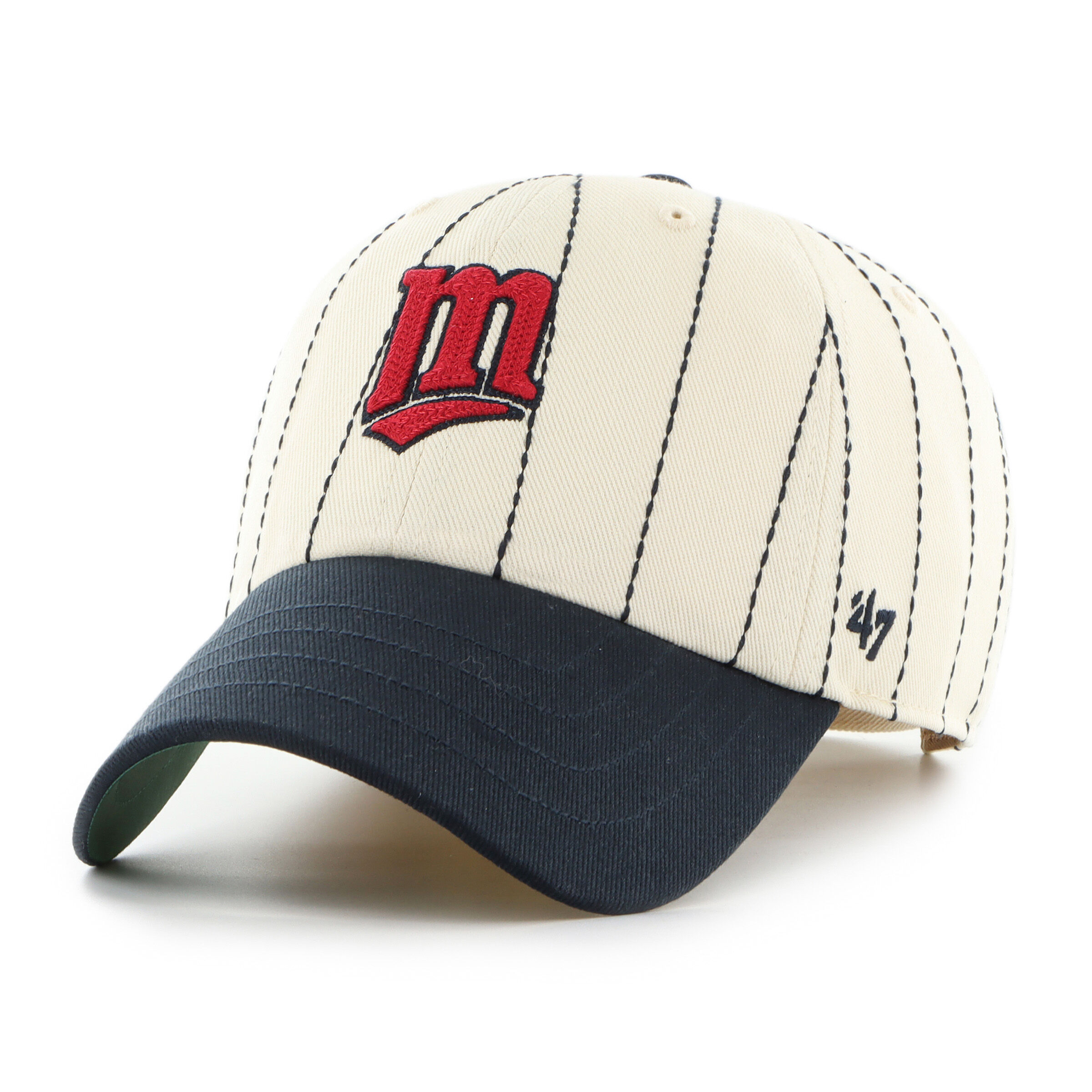 Minnesota Twins Rawlings '47 Brand Pinstripe Clean Up Hat