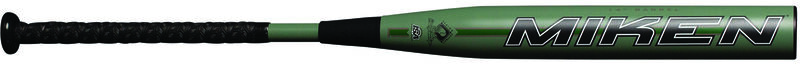 A green Mag 7 SSUSA bat with a Miken logo on the barrel - SKU: MMA21S loading=