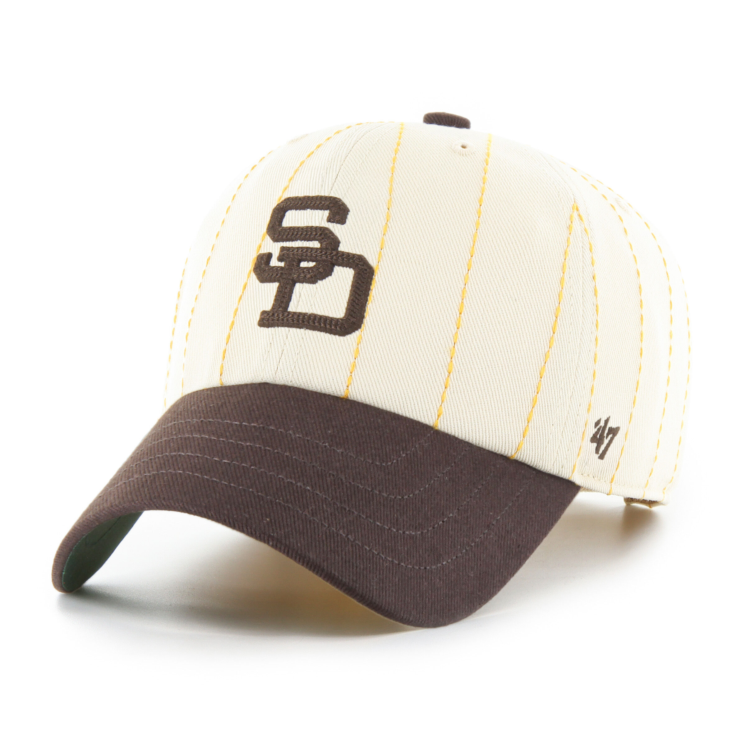 San Diego Padres Rawlings '47 Brand Pinstripe Clean Up Hat