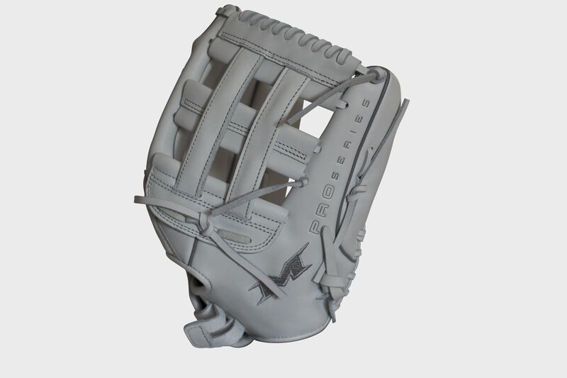 2026 Miken Pro Series White 13.5" Fielding Glove, Right Hand Throw