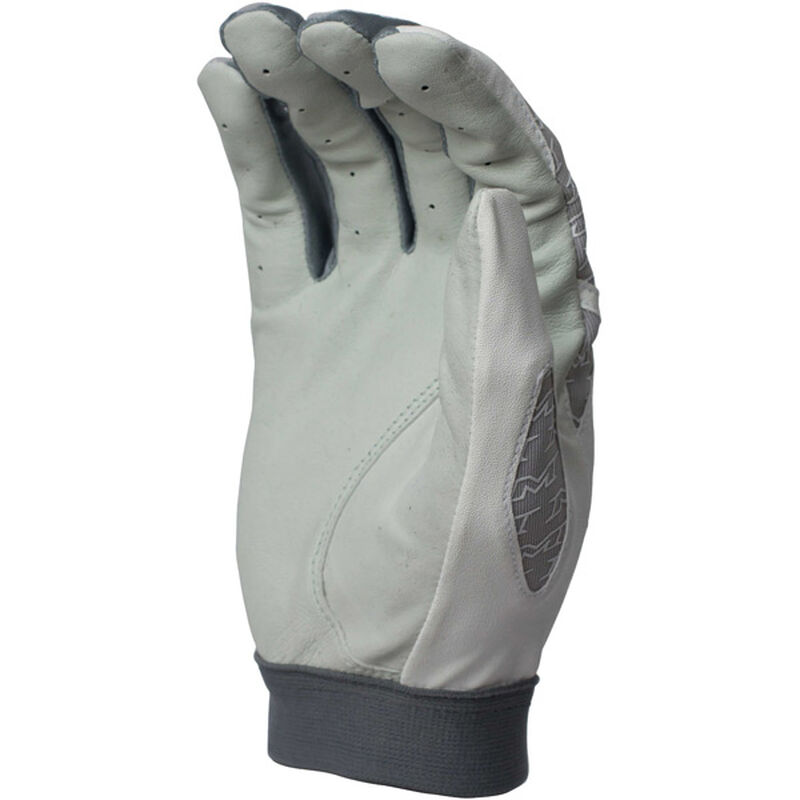 Miken Pro Adult White Batting Gloves Miken Sports