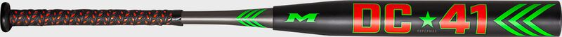 Barrel of a black limited edition Miken DC41 USA softball bat - SKU: MDC22A image number null