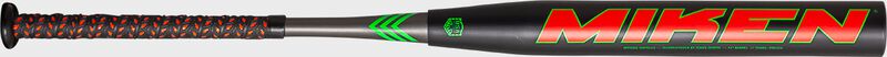 Miken logo on the barrel of a DC41 limited edition USA slowpitch bat - SKU: MDC22A