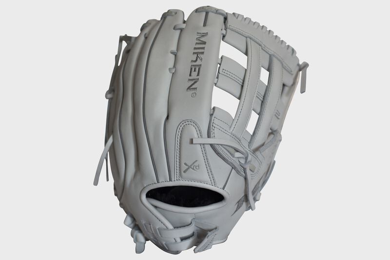 2026 Miken Pro Series White 13.5" Fielding Glove, Right Hand Throw