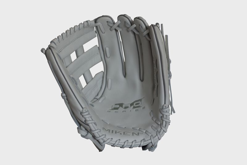 2026 Miken Pro Series White 13.5" Fielding Glove, Right Hand Throw