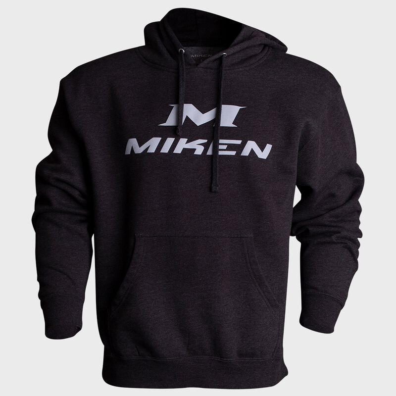 Miken Long Sleeve Logo Hoodie | Adult | Charcoal