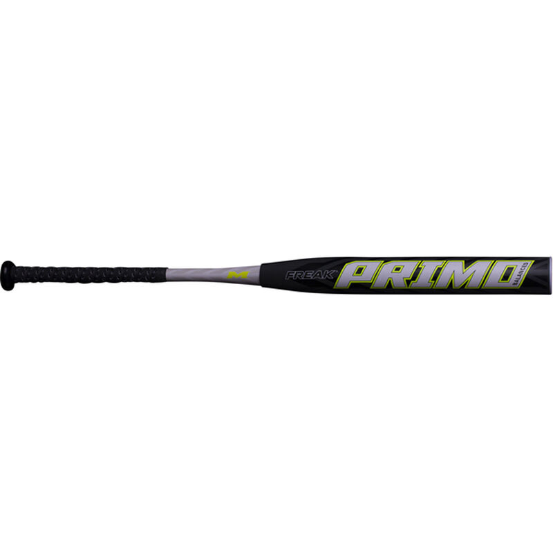 A 2020 Freak Primo Balanced USSSA bat with a black barrel and black grip - SKU: MPMOBU