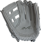 White palm of a Miken Pro Series slowpitch glove with white laces - SKU: PRO130-WW image number null