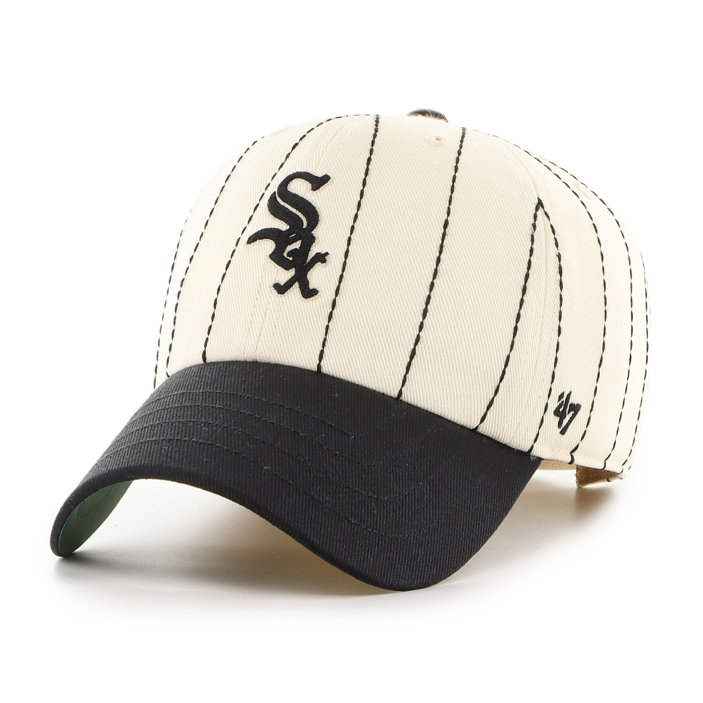 Chicago White Sox Rawlings '47 Brand Pinstripe Clean Up Hat