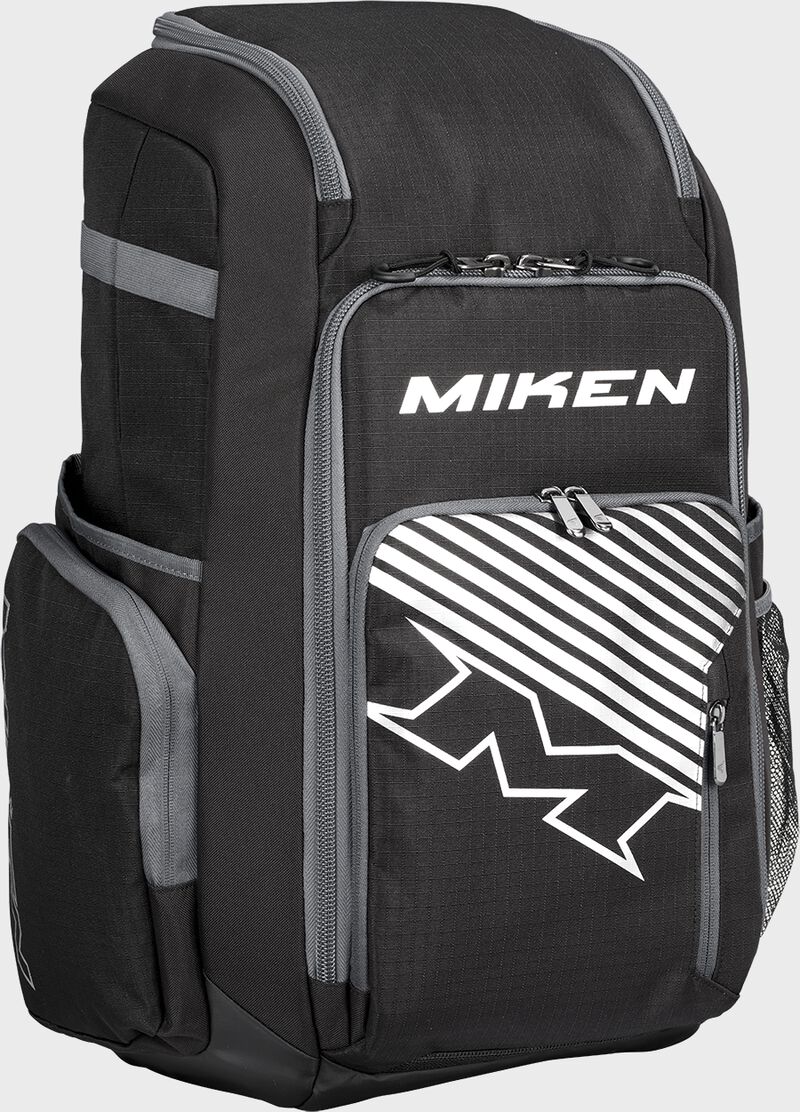 MBA004 Miken Deluxe Slowpitch Backpack Black loading=