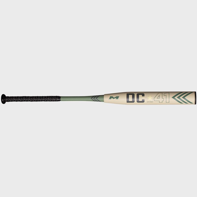 A tan Miken DC41 Supermax USSSA softball bat - SKU: MDCX21U loading=