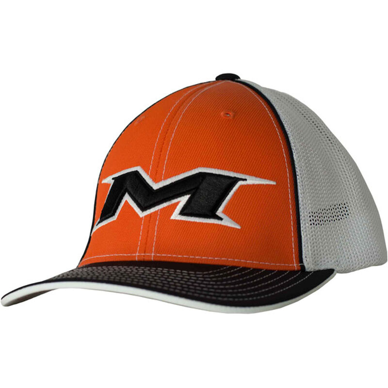 Adult Orange-White Mesh Hat