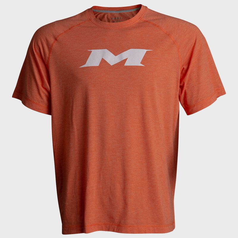 Miken Tri-Blend Performance Short Sleeve Shirt | Orange