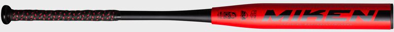 Miken logo on the barrel of a Josh Riley USSSA bat - SKU: MJR22U image number null