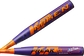 2 views of a purple/orange 2022 limited edition Freak KP23 maxload 12.75 in barrel usssa bat - SKU: MKPDUP image number null