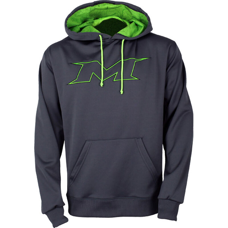 Adult Charcoal-Green Hoodie