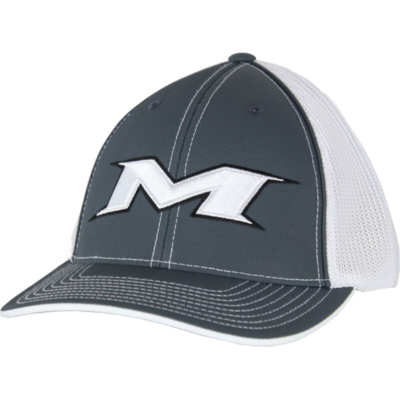 Adult Charcoal-White Mesh Hat