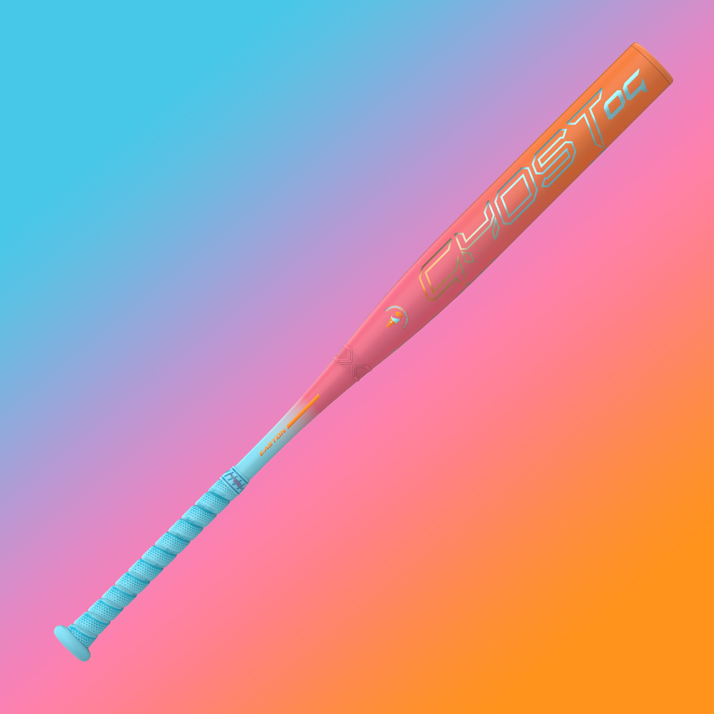 Easton Ghost OG Rainbow Sherbet Fastpitch Bat, -11, -10