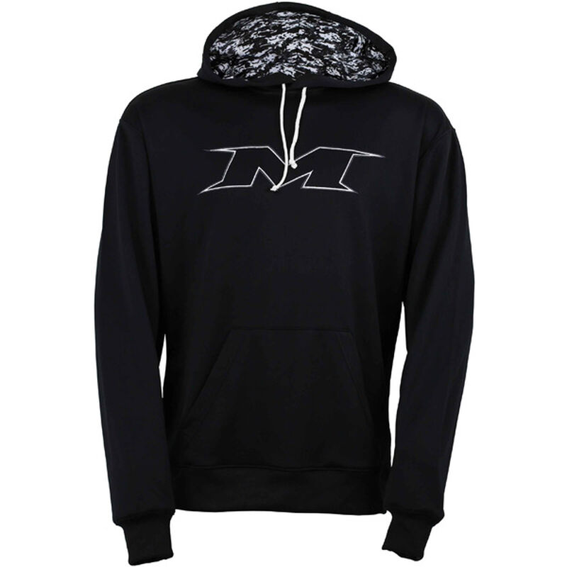 Adult Black-White Hoodie